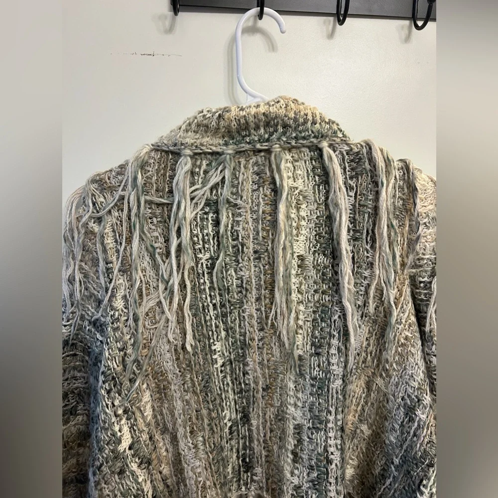 Free People Birkenstock Fringe Cardigan